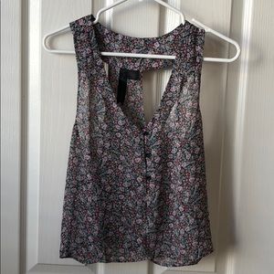 Floral tank top